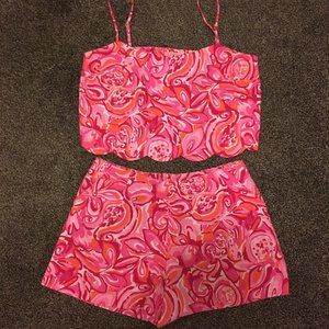 Cute Pink and Orange Lilly Pulitzer Set - Size 6 in Both